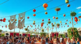 boho festivals communal lifestyle