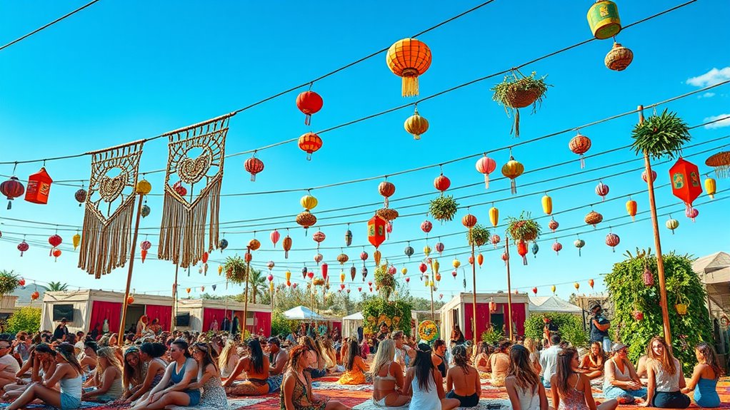 boho festivals communal lifestyle