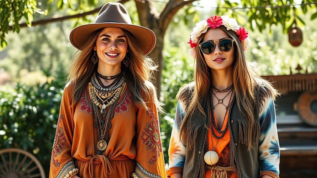 boho hippie lifestyle style differences