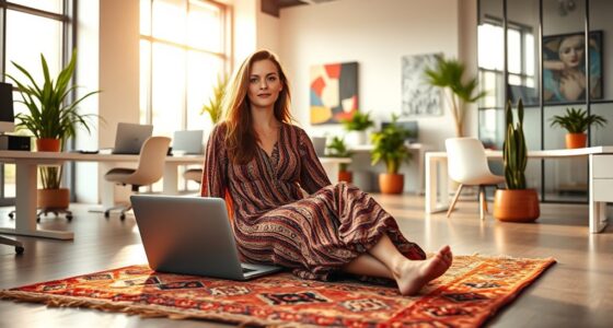 boho lifestyle amidst corporate life