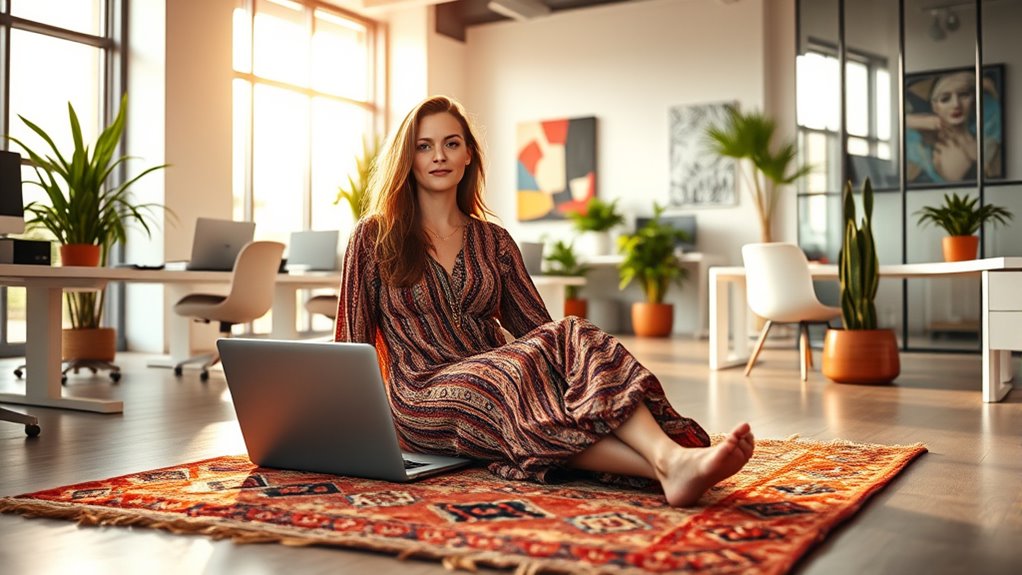 boho lifestyle amidst corporate life