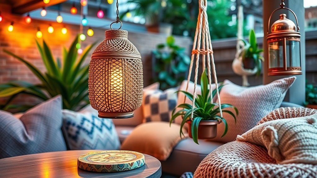 boho patio lighting accessories
