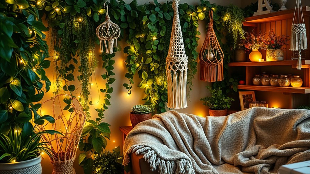 boho plant decor ideas