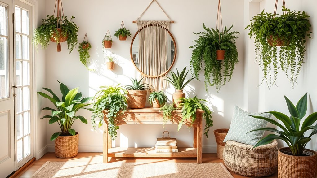boho plant decor ideas