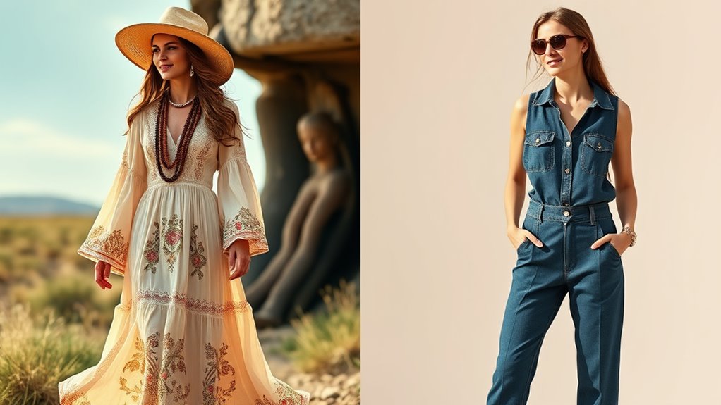 boho silhouettes flowy vs tailored