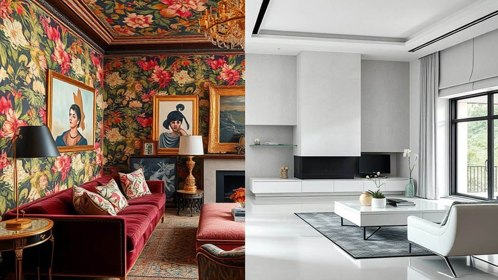 bold colors layered textures