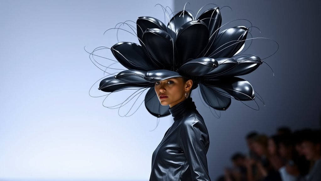 bold oversized headwear choices