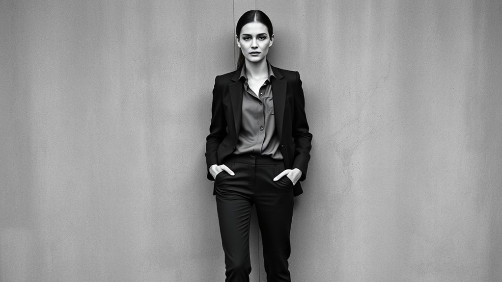 choose flattering monochrome colors