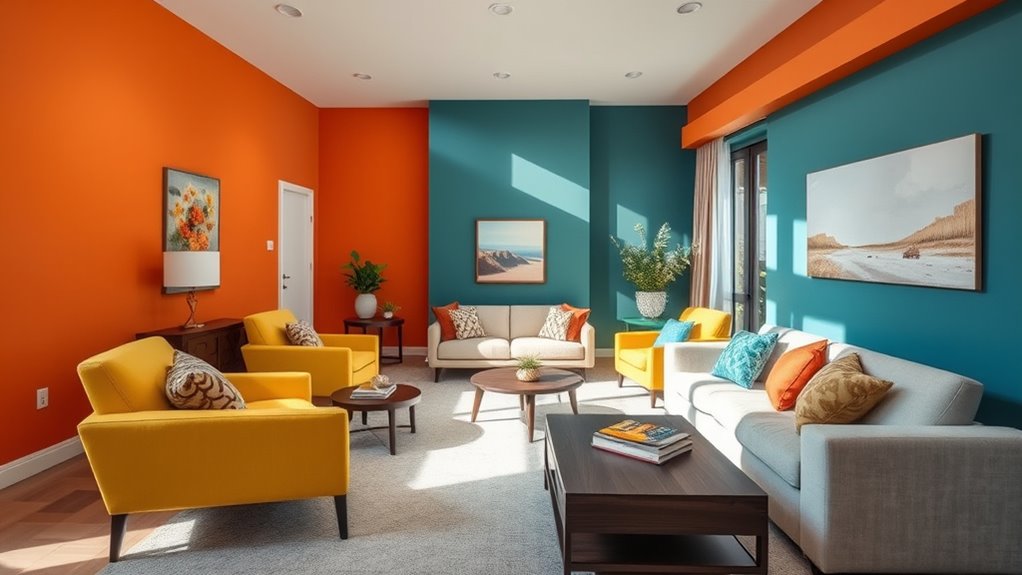 choose harmonious balanced colors
