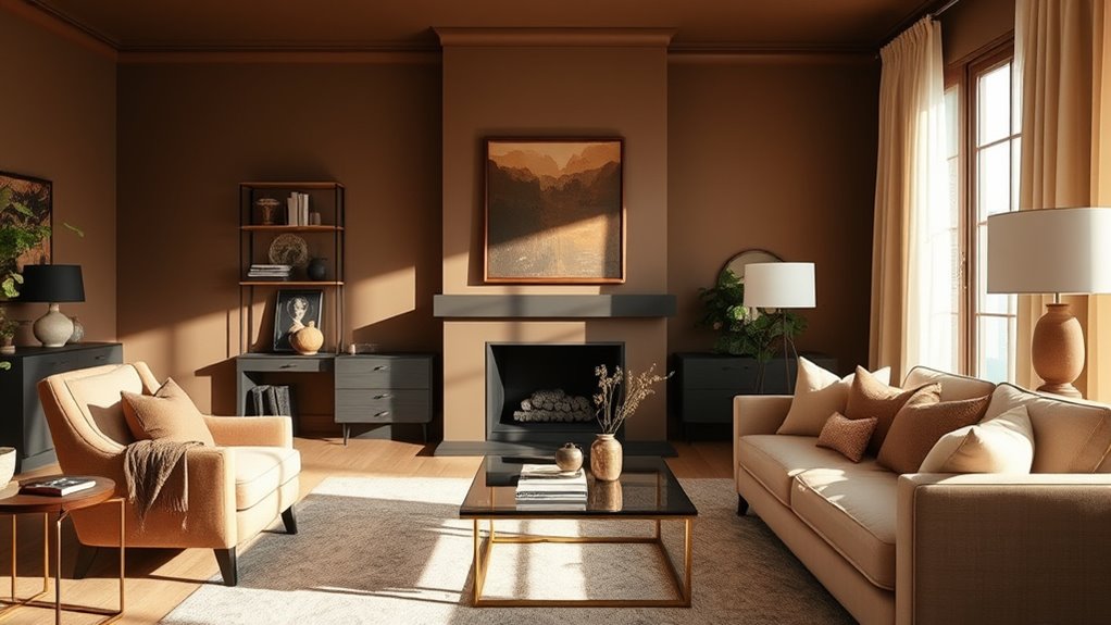 color harmony and plant accents