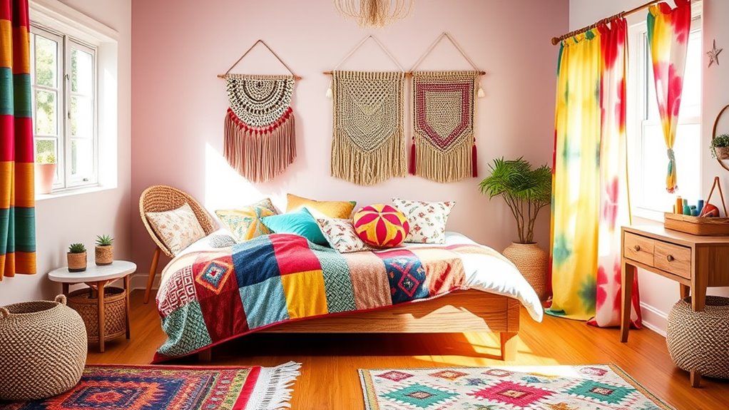 colorful eclectic playful decor
