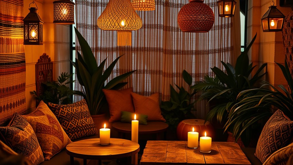 create layered lighting focal points
