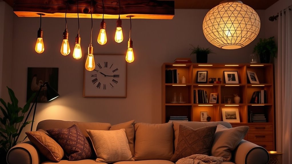 creative lighting enhances ambiance