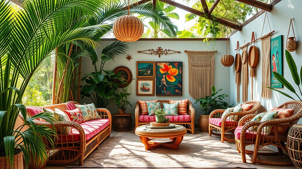 decorative eclectic artistic elements