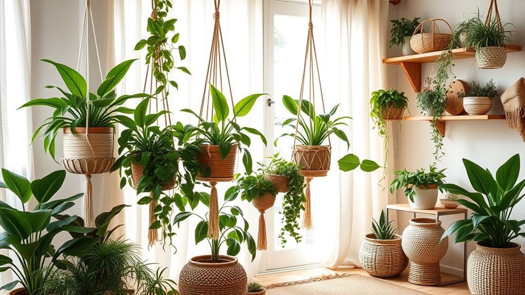 decorative plant accessory ideas