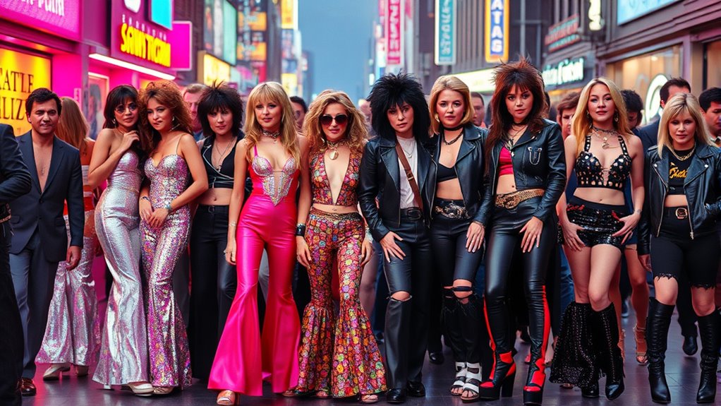 disco punk bold styles