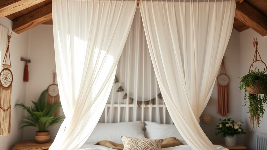 diy boho bedroom canopies