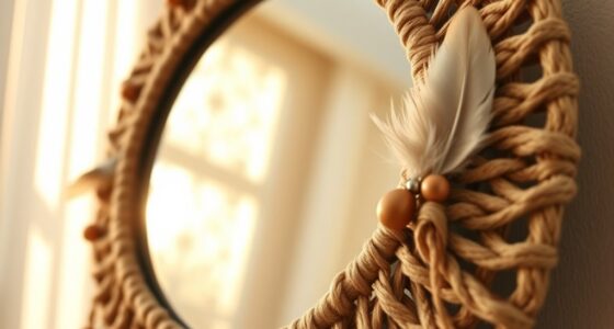 diy boho mirror frames