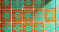 diy boho tile stenciling