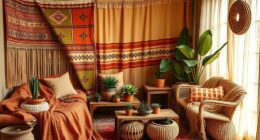 earth toned boho patterns