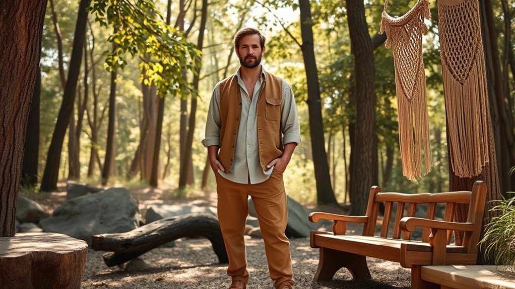earth toned sustainable fabrics