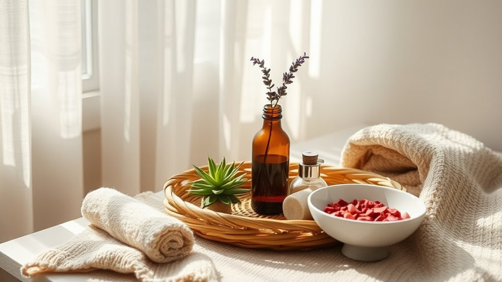 earthy calming home sanctuary