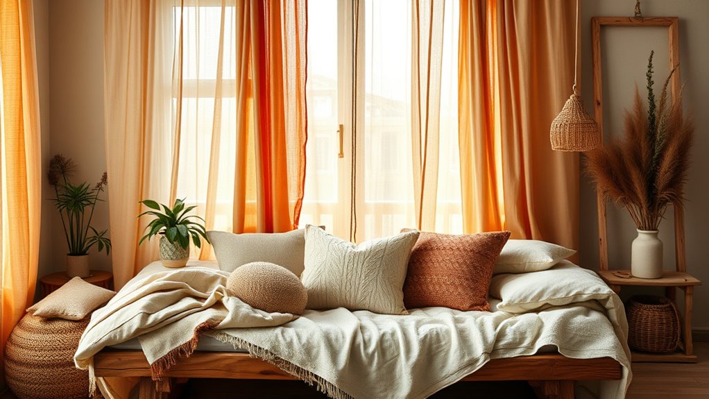 earthy muted calming palette