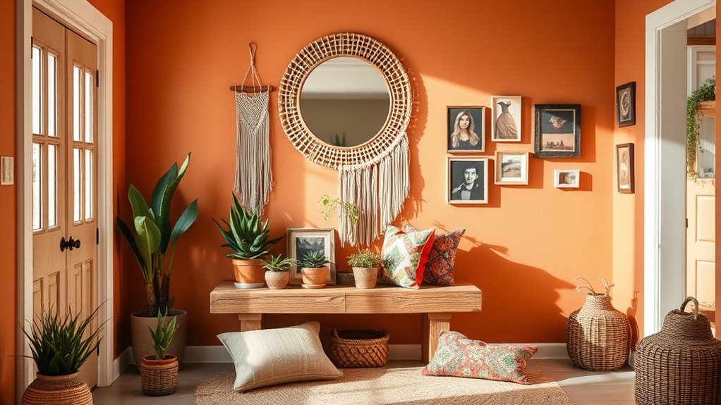 eclectic earthy boho decor
