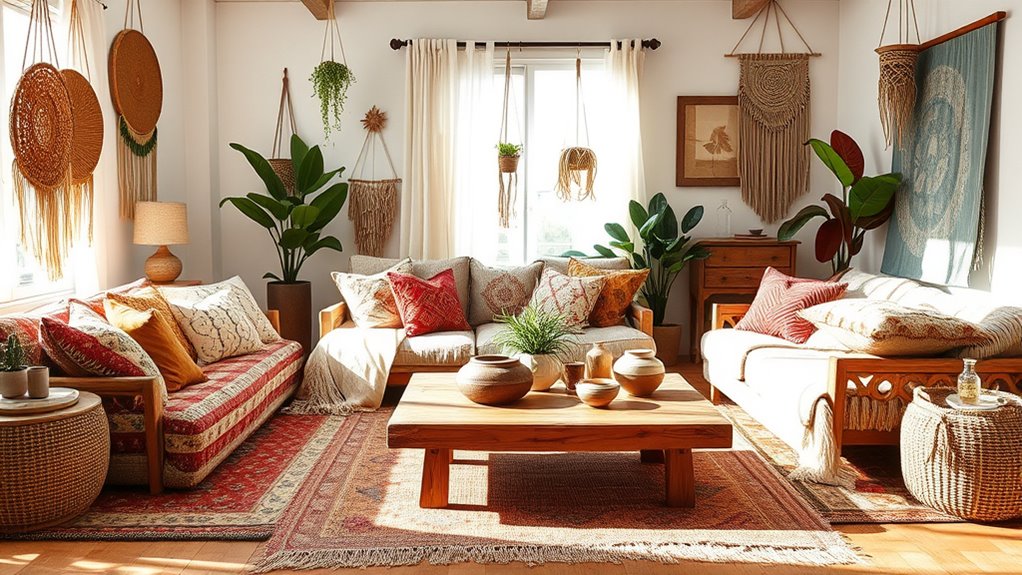 eclectic layered vibrant decor