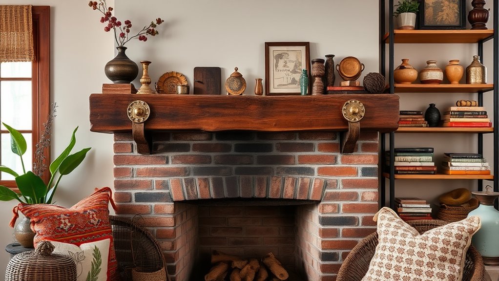 eclectic vintage decor accents