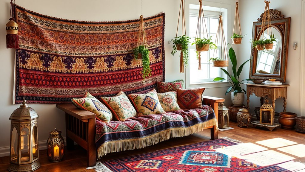 eclectic vintage global decor