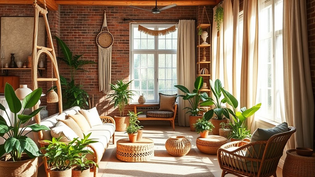 eco friendly boho decor