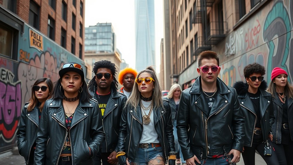 edgy eclectic street fashion