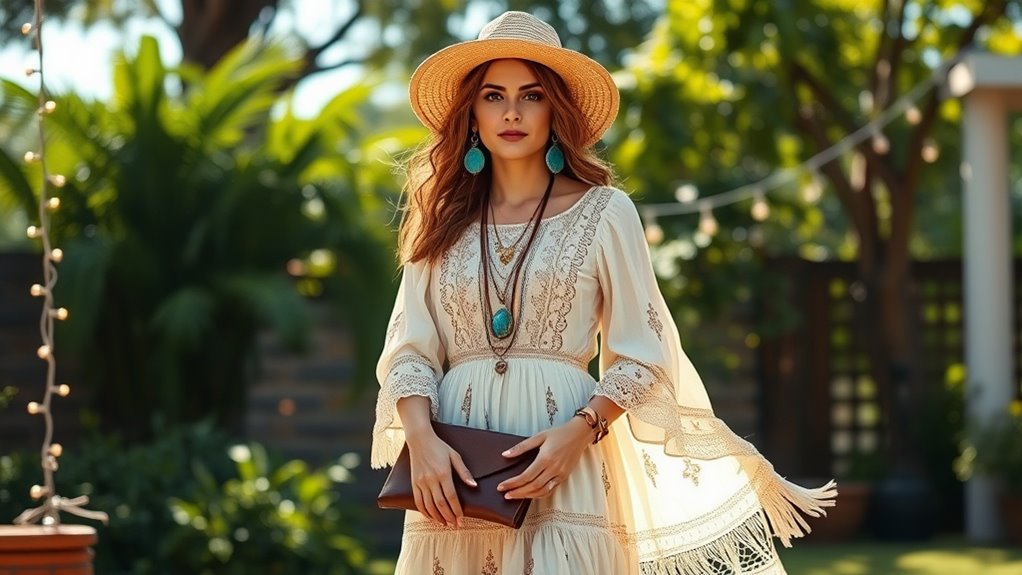 elegant bohemian party attire