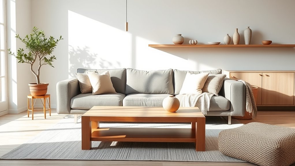 elegant minimalist natural harmony