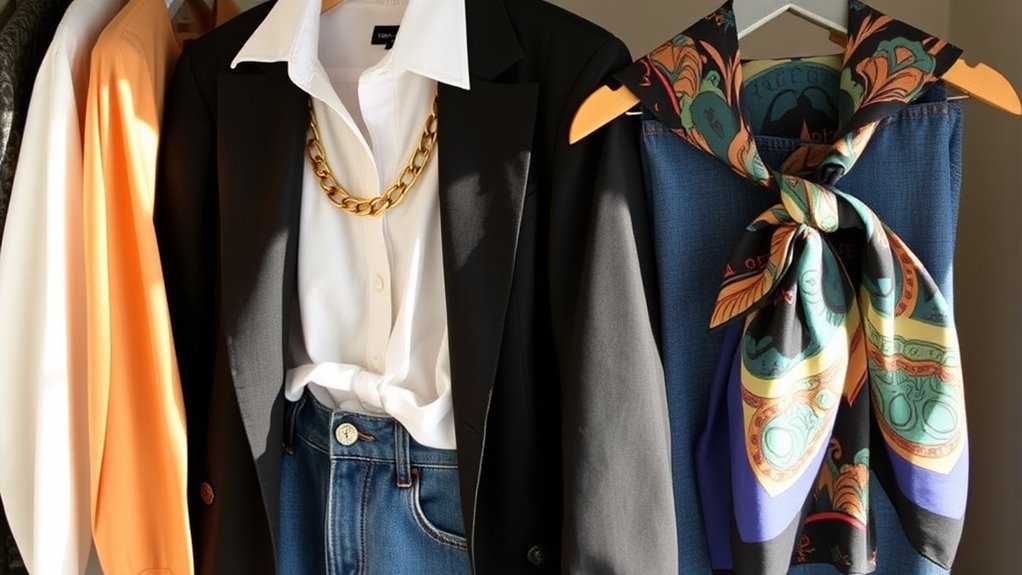 expressive layered confident accessories