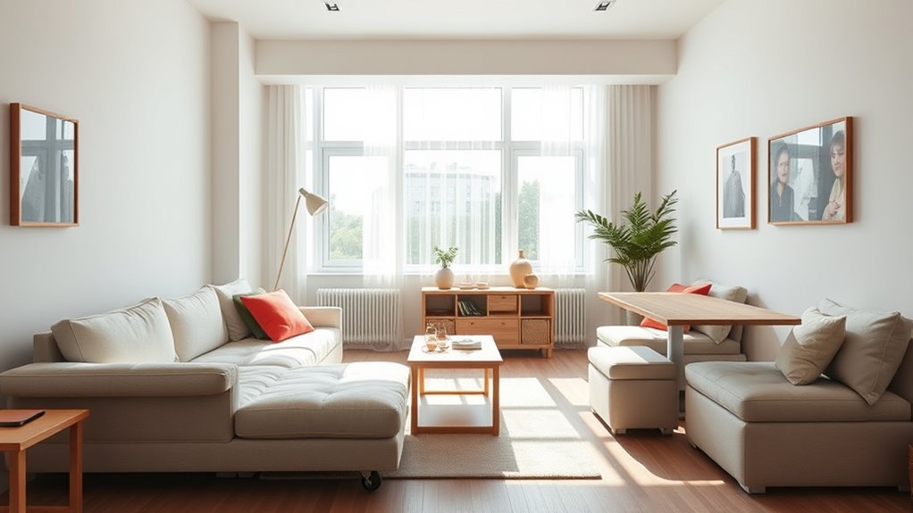 flexible portable multifunctional furniture