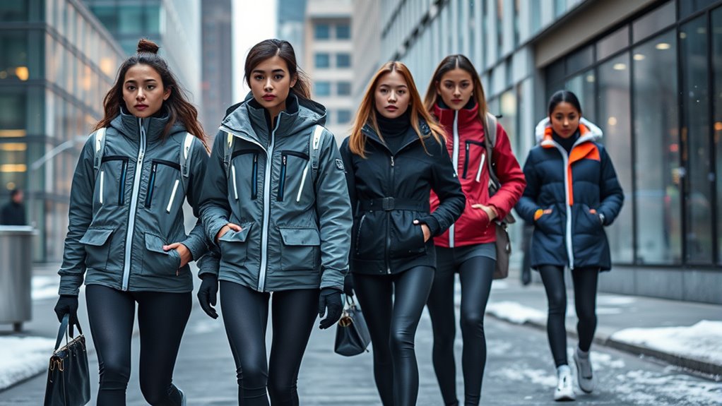 futuristic functional winter wear