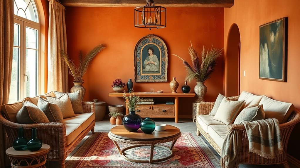 grounded warm earth tones