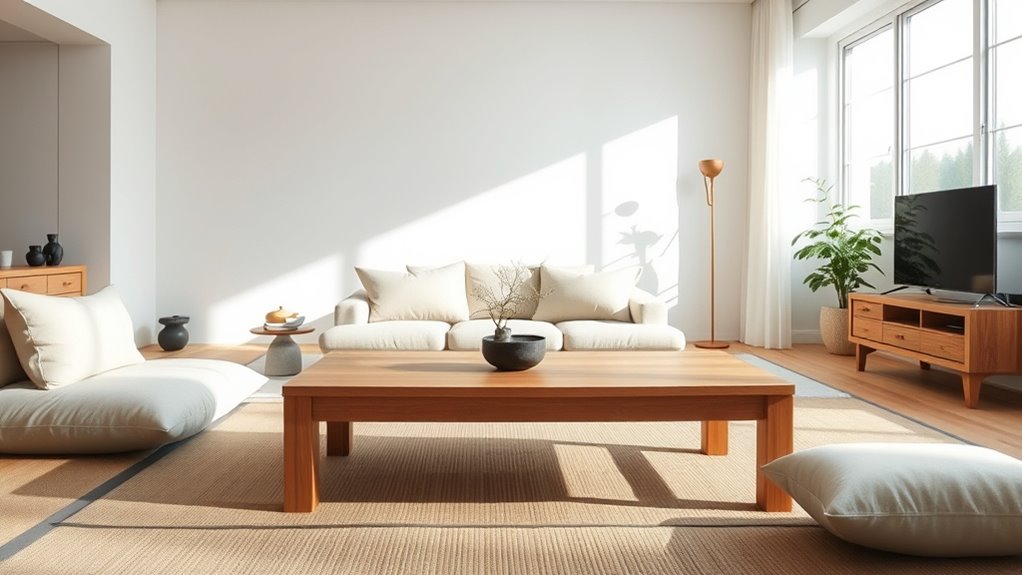 harmonious minimalist sustainable living