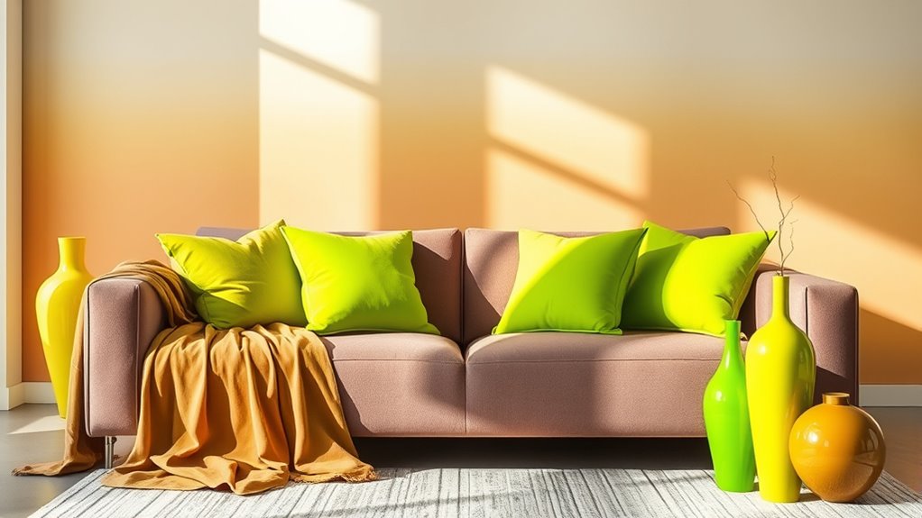 incorporate trendy sustainable colors