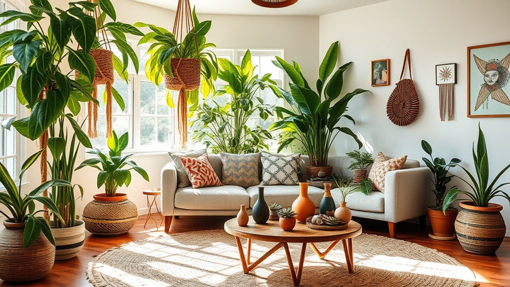 indoor plant decor accents