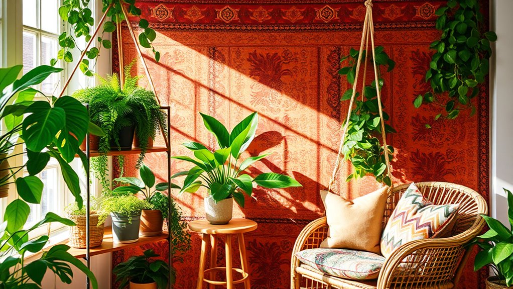integrate plants for boho