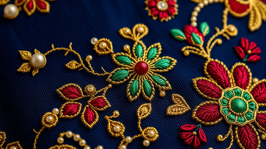 intricate cultural embroidery craftsmanship