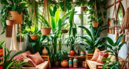 jungle inspired boho decor