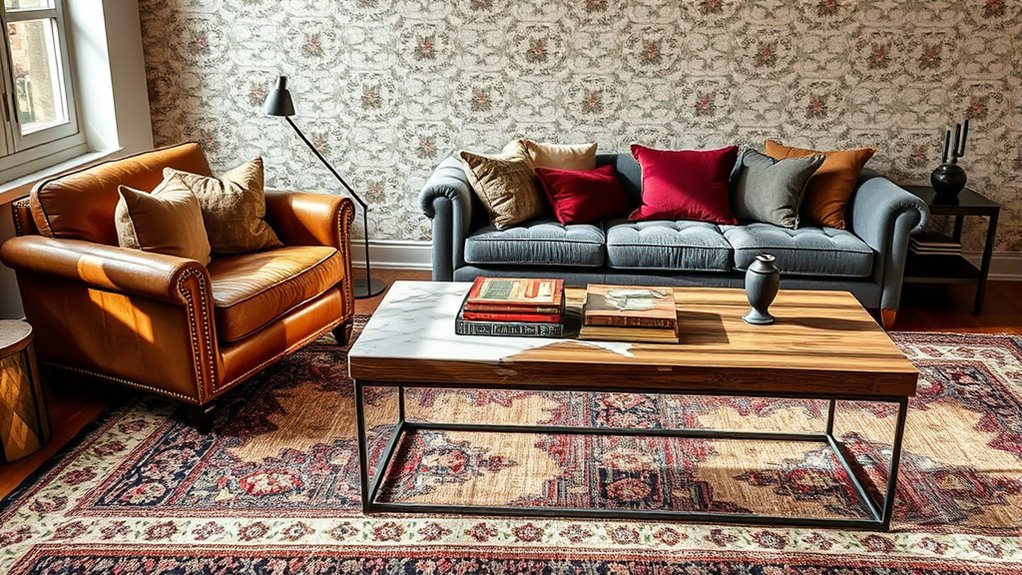 layered textures and patterns