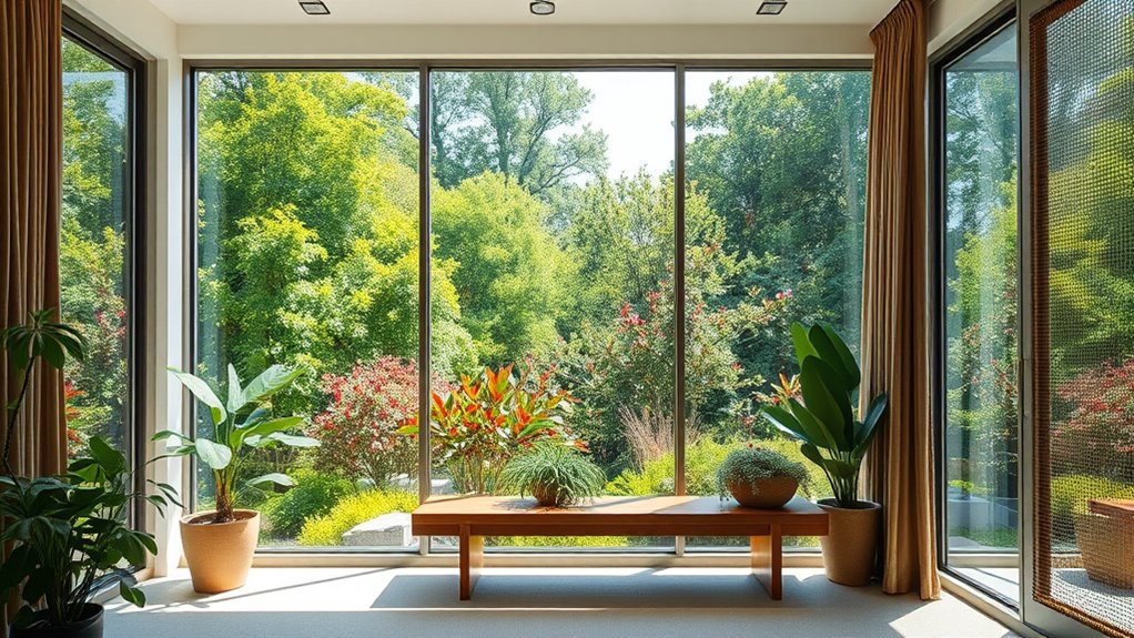 maximize indoor outdoor views