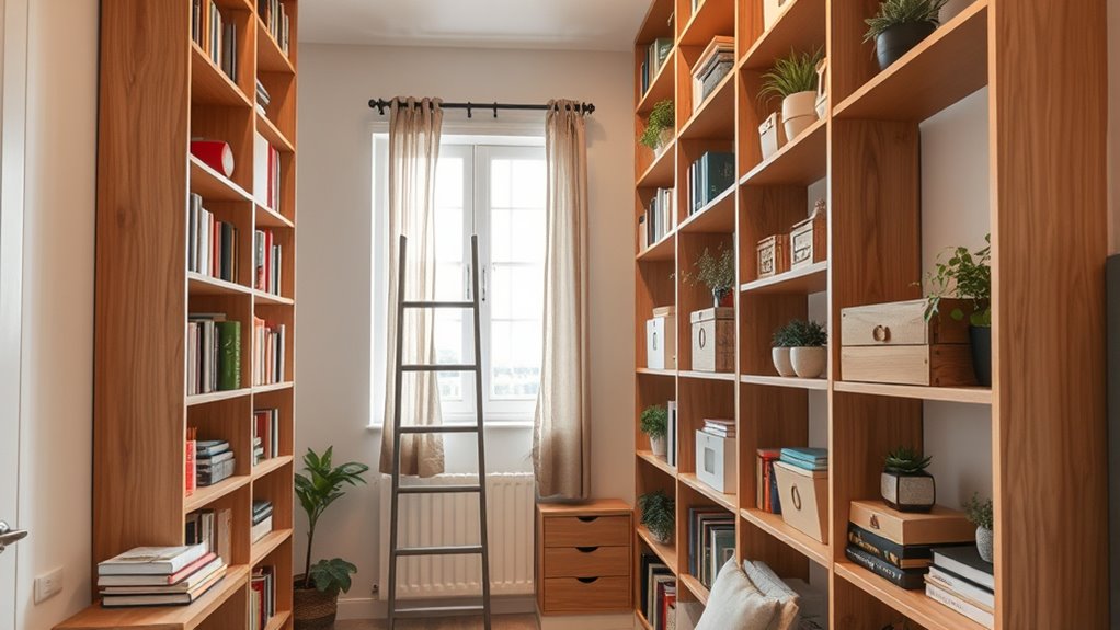 maximize vertical storage space
