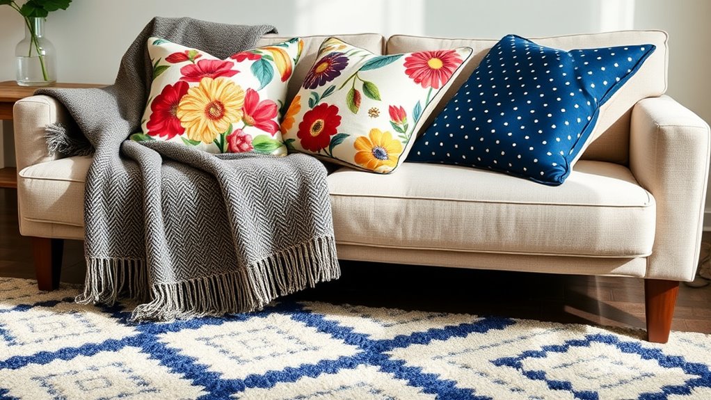 mix bold with subtle