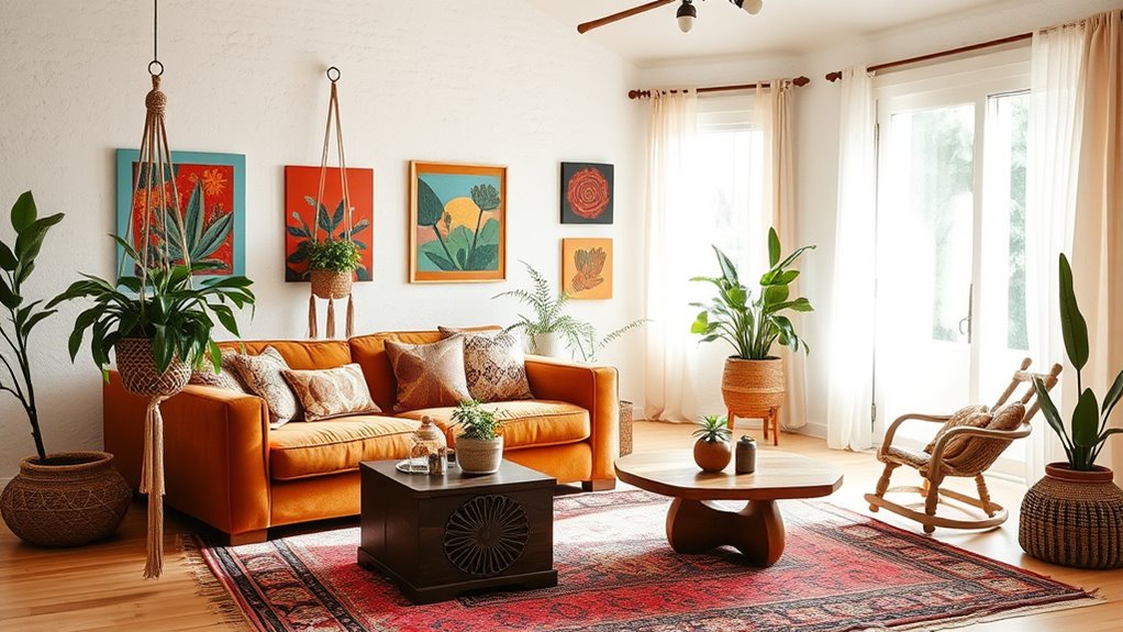 mix eclectic modern boho